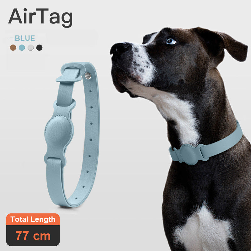 Anti-lost Device Cat And Dog Pet Collar Chain Leather Case  -  - Pets Crazy Shops -