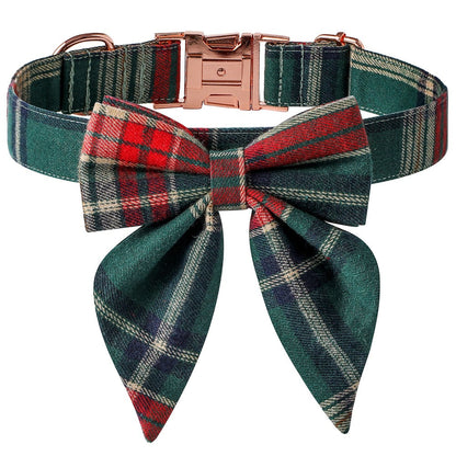 Christmas Dog Collar Rose Gold Buckle  -  - Pets Crazy Shops -