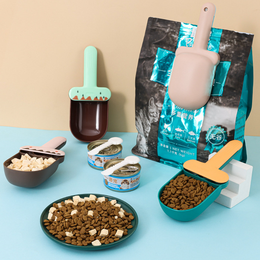 Snack Bag With Canned Spoon Embedded In Shovel Cat Dog Feeding Spoon Pet Supplies  -  - Pets Crazy Shops -