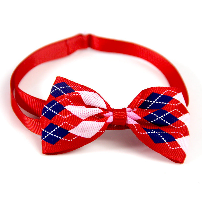 Plaid Pet Tie Cat Dog Scarf Accessories Pet Accessories  -  - Pets Crazy Shops -