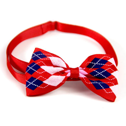 Plaid Pet Tie Cat Dog Scarf Accessories Pet Accessories  -  - Pets Crazy Shops -