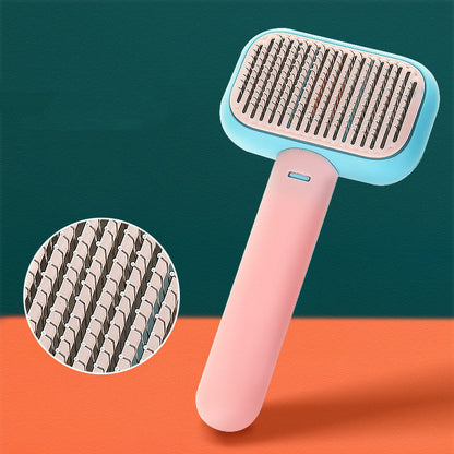 Pet Detangling Massage Comb & Grooming Brush | Dog & Cat Hair Brush