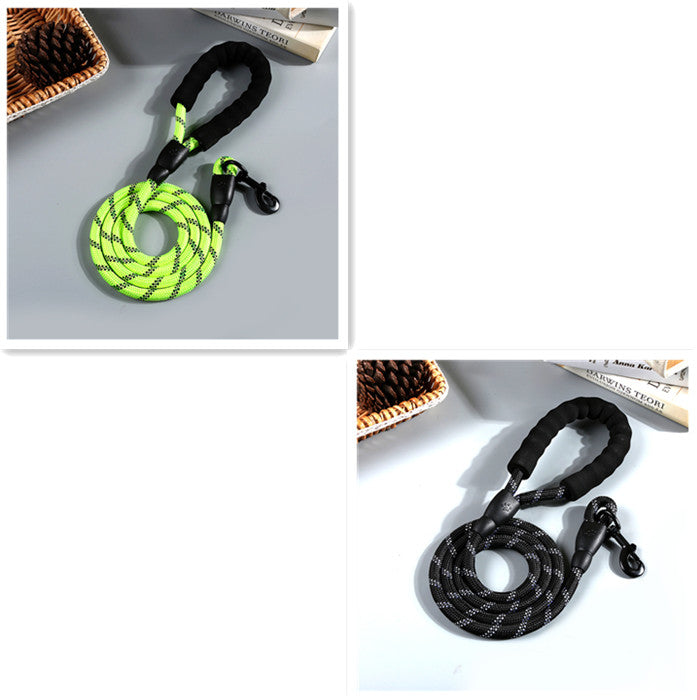 Reflective Nylon Round Rope Dog Leash  -  - Pets Crazy Shops -