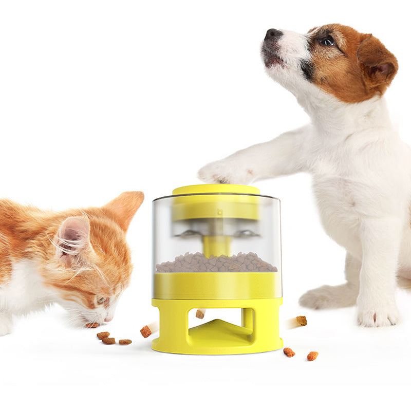 Dog Food Feeder Pet Accessories Cat Feeder Catapult Educational Dog Toys Pet Supplies Food Dispenser Just One Snap Comes Food  -  - Pets Crazy Shops -