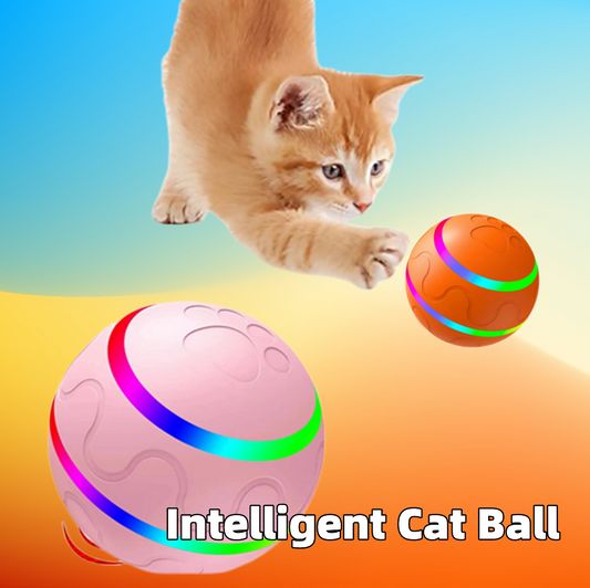 Pet New Cat Wicked Ball Toy Intelligent Ball USB Cat Toys Self Rotating Ball Automatic Rotation Ball  -  - Pets Crazy Shops -