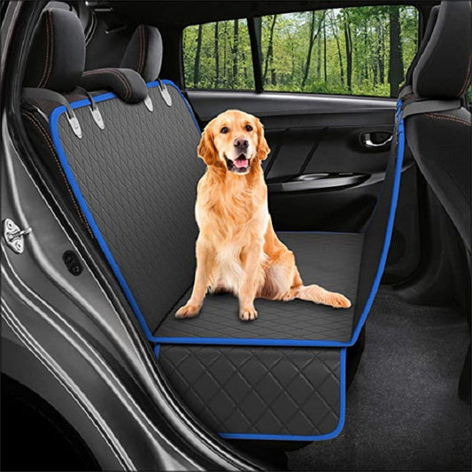 Dog Car Seat Cover View Mesh Pet Carrier Hammock Safety Protector Car Rear Back Seat Mat With Zipper And Pocket For Travel  -  - Pets Crazy Shops -