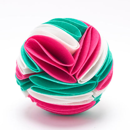 Foldable Dog Snuffle Ball Dog Training Toys Increase IQ Pet Cat Training Games Feeding Intelligence Toy  -  - Pets Crazy Shops -