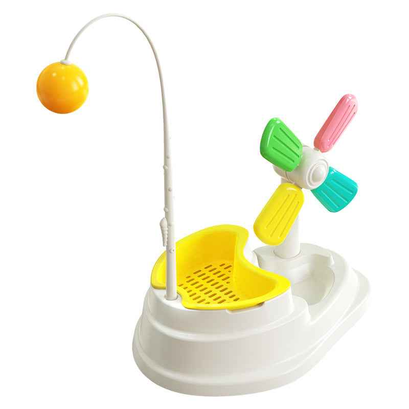Windmill Funny Cat Stick Toy Desktop Grass Box Pet Toys  -  - Pets Crazy Shops -