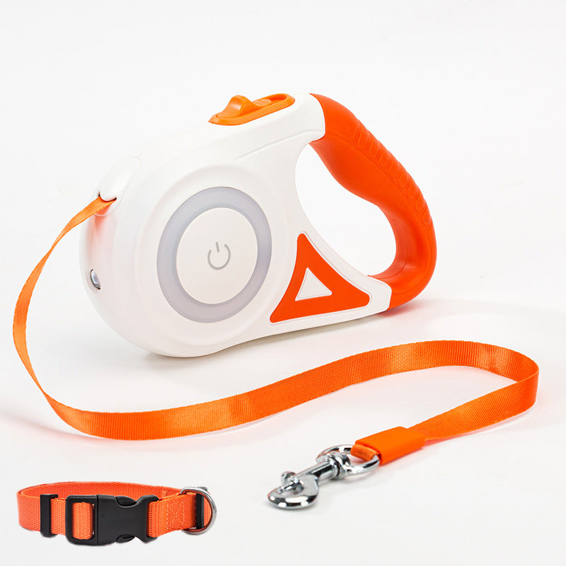 Dog Leash Retractable Leash And Dog Collar Spotlight Automatic Pet Dog Cat Traction Rope For Small Medium Dogs Pet Product  -  - Pets Crazy Shops -