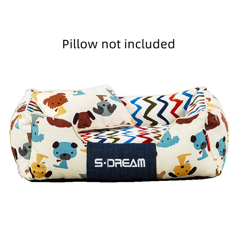 Dog Cat Bed Creativity Of Removable And Washable Large Dog Mat Pet House In Winter  -  - Pets Crazy Shops -