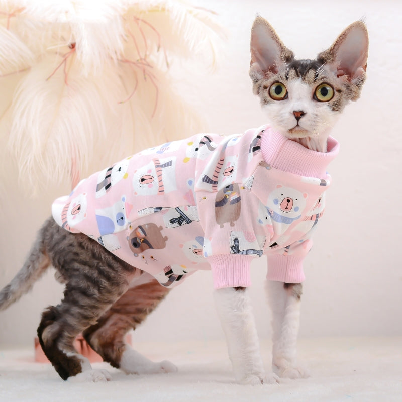 Hairless Cat Clothing Bottoming Air Conditioning Clothing  -  - Pets Crazy Shops -