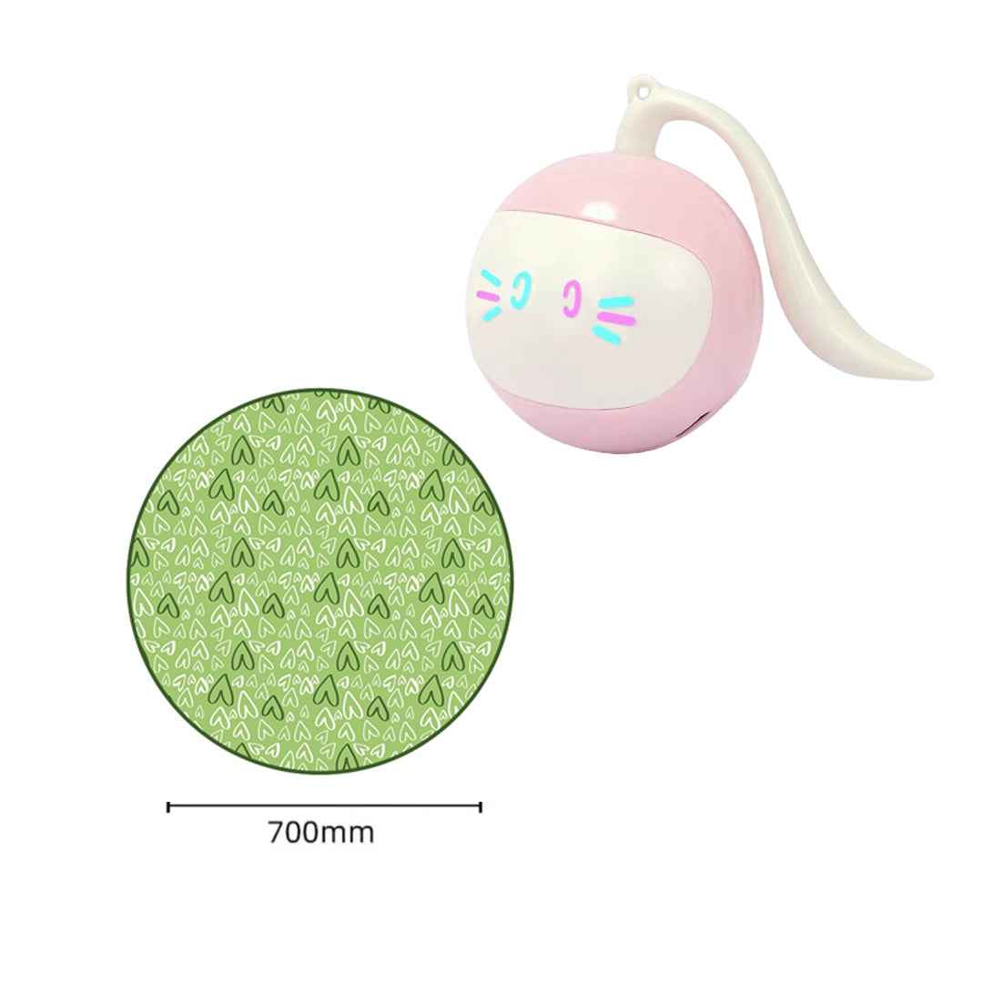 Automatic Funny Cat Toys Electric Motion Undercover Moving Bouncing Rolling Ball Interactive Toy For Indoor Cat Kitty Pet Toy  -  - Pets Crazy Shops -