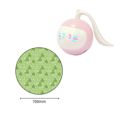 Automatic Funny Cat Toys Electric Motion Undercover Moving Bouncing Rolling Ball Interactive Toy For Indoor Cat Kitty Pet Toy  -  - Pets Crazy Shops -