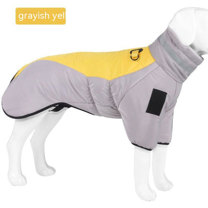 New Winter Dog Coat Waterproof Pet Clothes For Medum Large Dogs Warm Thicken Dog Vest Custome Labrador Jacket  -  - Pets Crazy Shops -