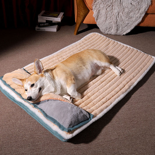 Winter Warm Dog Kennel Pillow Dog Mat Dog Sleeping Mat Sleeping Cat  -  - Pets Crazy Shops -